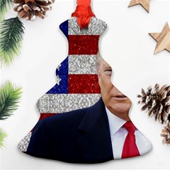 Trump President Sticker Design Ornament (christmas Tree) 