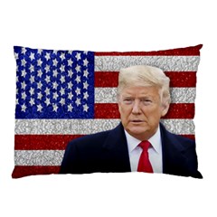 Trump President Sticker Design Pillow Case (two Sides) by dflcprintsclothing