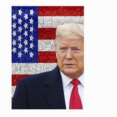 Trump President Sticker Design Large Garden Flag (two Sides) by dflcprintsclothing