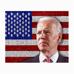 Biden President Sticker Design Small Glasses Cloth (2 Sides) by dflcprintsclothing