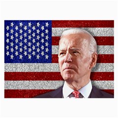 Biden President Sticker Design Large Glasses Cloth by dflcprintsclothing