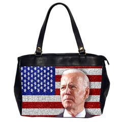 Biden President Sticker Design Oversize Office Handbag (2 Sides) by dflcprintsclothing