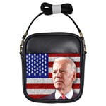 Biden President Sticker Design Girls Sling Bag Front