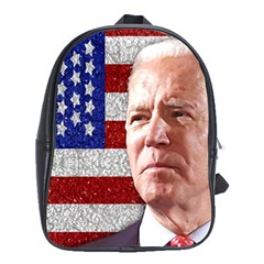 Biden President Sticker Design School Bag (xl) by dflcprintsclothing