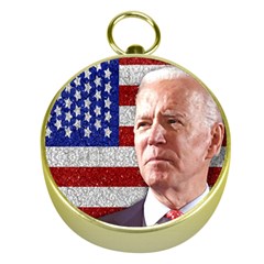 Biden President Sticker Design Gold Compasses by dflcprintsclothing