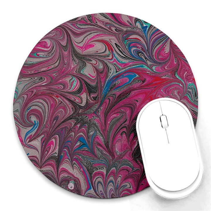 Marbling ornate Round Mousepads