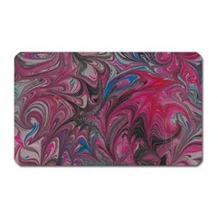 Marbling Ornate Magnet (rectangular) by kaleidomarblingart