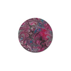 Marbling Ornate Golf Ball Marker (10 Pack) by kaleidomarblingart