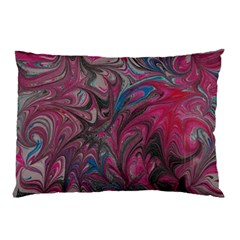 Marbling Ornate Pillow Case by kaleidomarblingart