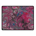 Marbling ornate Double Sided Fleece Blanket (Small)  45 x34  Blanket Back