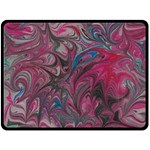 Marbling ornate Double Sided Fleece Blanket (Large)  80 x60  Blanket Front