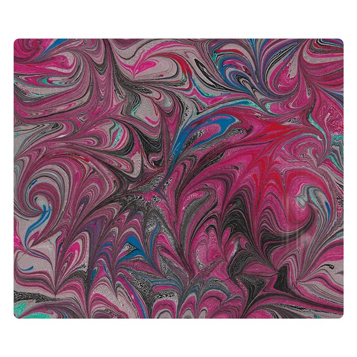 Marbling ornate Double Sided Flano Blanket (Small) 