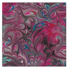 Marbling Ornate Large Satin Scarf (square) by kaleidomarblingart