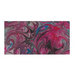 Marbling Ornate Satin Wrap by kaleidomarblingart