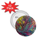 Abstract marbling 1.75  Buttons (10 pack) Front