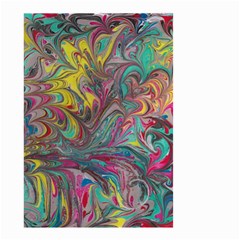 Abstract Marbling Small Garden Flag (two Sides)