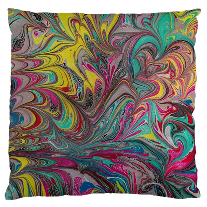 Abstract marbling Standard Flano Cushion Case (Two Sides)