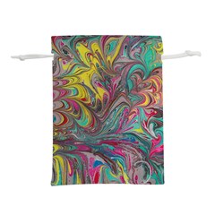 Abstract Marbling Lightweight Drawstring Pouch (s)