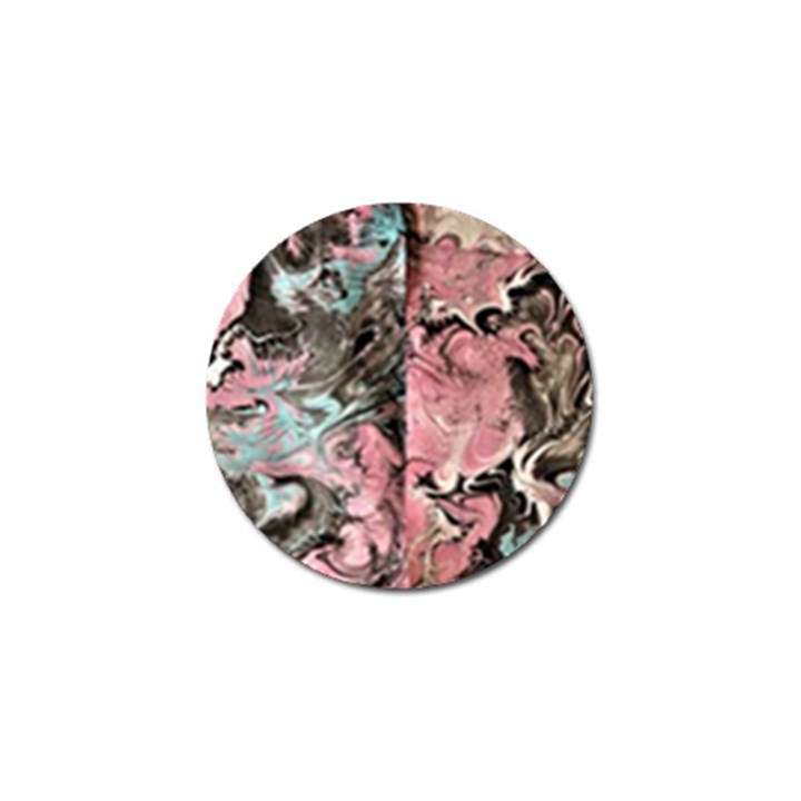 Marbling Collage Golf Ball Marker