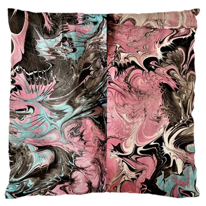 Marbling Collage Large Cushion Case (One Side)