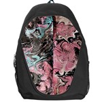 Marbling Collage Backpack Bag Front