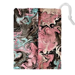 Marbling Collage Drawstring Pouch (4xl)