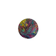 Abstract Marbling Swirls 1  Mini Magnets by kaleidomarblingart