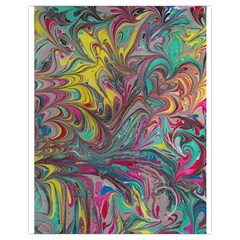 Abstract Marbling Swirls Drawstring Bag (small) by kaleidomarblingart