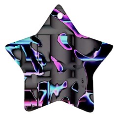 D B  Star Ornament (two Sides) by MRNStudios