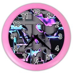 D B  Color Wall Clock by MRNStudios