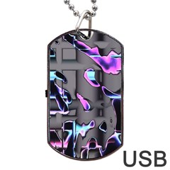 D B  Dog Tag Usb Flash (one Side) by MRNStudios