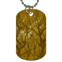 Forest Landscape Illustration 2 Dog Tag (one Side) by dflcprintsclothing