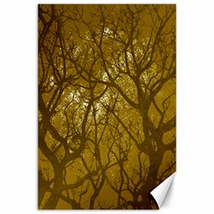 Forest Landscape Illustration 2 Canvas 24  X 36 