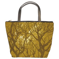 Forest Landscape Illustration 2 Bucket Bag