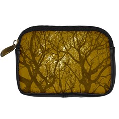 Forest Landscape Illustration 2 Digital Camera Leather Case by dflcprintsclothing