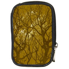 Forest Landscape Illustration 2 Compact Camera Leather Case by dflcprintsclothing