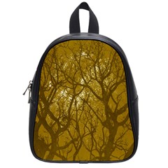 Forest Landscape Illustration 2 School Bag (small) by dflcprintsclothing