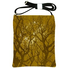 Forest Landscape Illustration 2 Shoulder Sling Bag by dflcprintsclothing