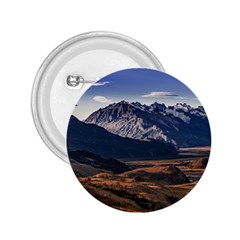 Mountain Patagonian Landscape, Santa Cruz, Argentina 2 25  Buttons by dflcprintsclothing