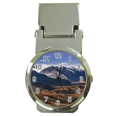 Mountain Patagonian Landscape, Santa Cruz, Argentina Money Clip Watches by dflcprintsclothing