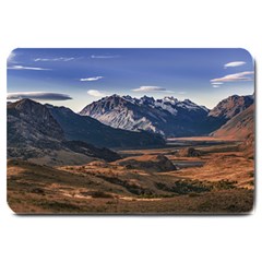 Mountain Patagonian Landscape, Santa Cruz, Argentina Large Doormat  by dflcprintsclothing