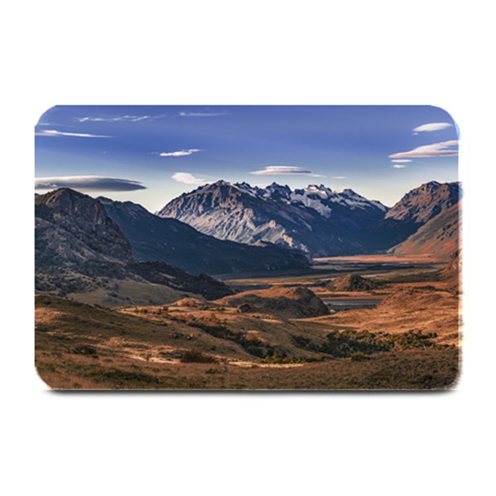 Mountain Patagonian Landscape, Santa Cruz, Argentina Plate Mats