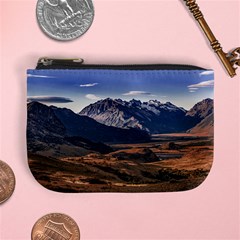 Mountain Patagonian Landscape, Santa Cruz, Argentina Mini Coin Purse by dflcprintsclothing