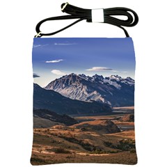 Mountain Patagonian Landscape, Santa Cruz, Argentina Shoulder Sling Bag by dflcprintsclothing