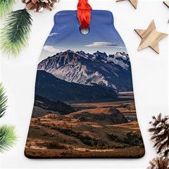 Mountain Patagonian Landscape, Santa Cruz, Argentina Ornament (bell) by dflcprintsclothing