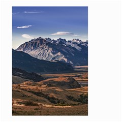 Mountain Patagonian Landscape, Santa Cruz, Argentina Small Garden Flag (two Sides) by dflcprintsclothing