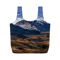 Mountain Patagonian Landscape, Santa Cruz, Argentina Full Print Recycle Bag (m) by dflcprintsclothing