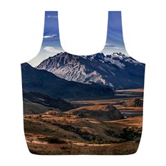 Mountain Patagonian Landscape, Santa Cruz, Argentina Full Print Recycle Bag (l) by dflcprintsclothing