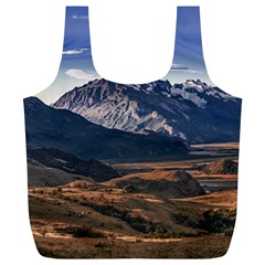 Mountain Patagonian Landscape, Santa Cruz, Argentina Full Print Recycle Bag (xl) by dflcprintsclothing