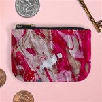 Magenta on pink Mini Coin Purse Front